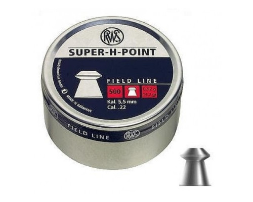 Пули RWS Super-H-Point 5,5 мм, 0,92 грамм, 500 штук