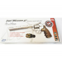 Пневматический револьвер ASG Dan Wesson 8" Silver